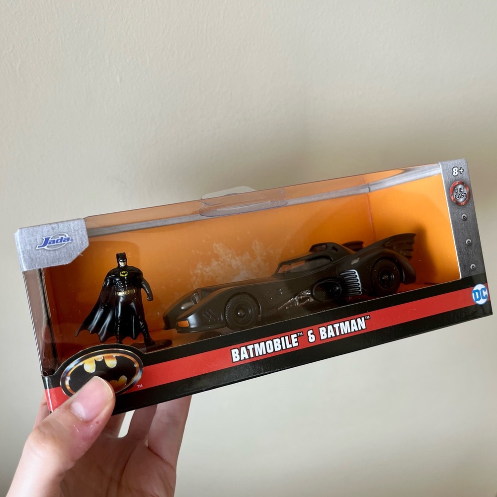 Jada Batmobile and Batman Die-Cast Set